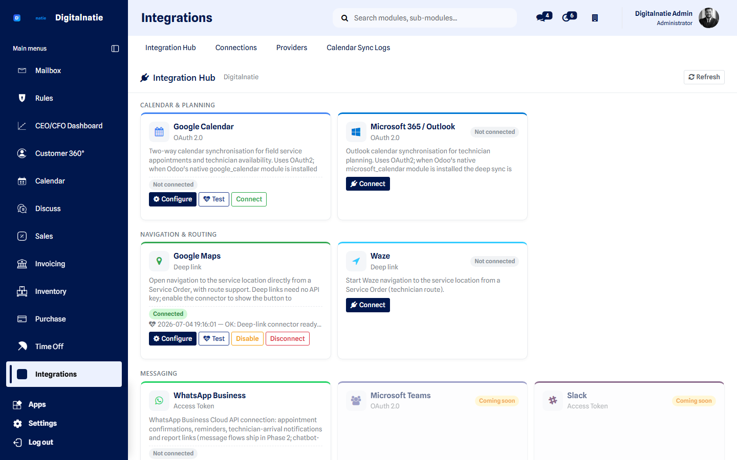 Integration hub